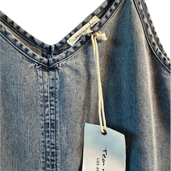 NWT Tea N Rose Denim Maxi Dress - Picture 9 of 9